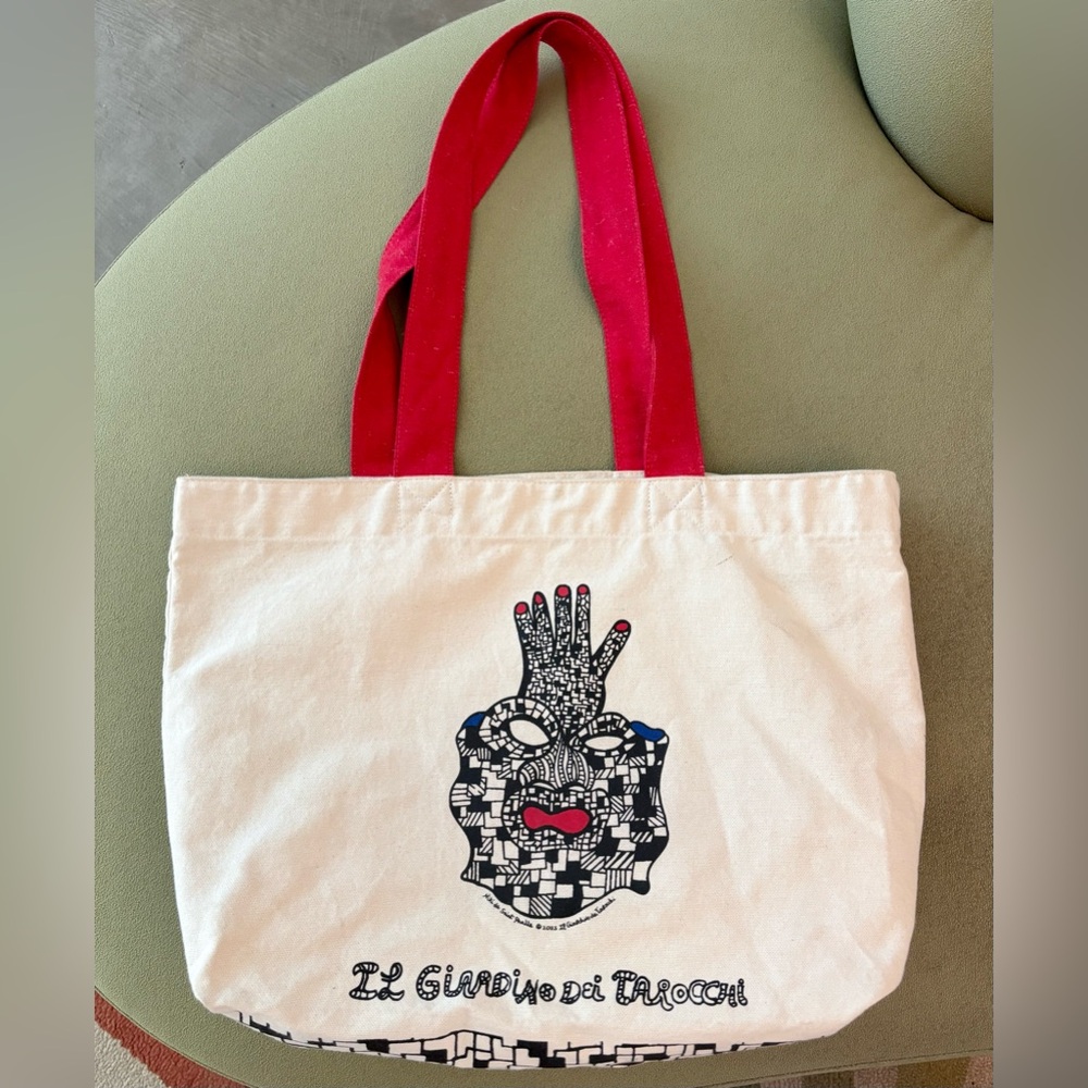 EUC Rare Niki de Saint Phalle Tote Bag Il Giardino dei Tarocchi Tarot Garden
